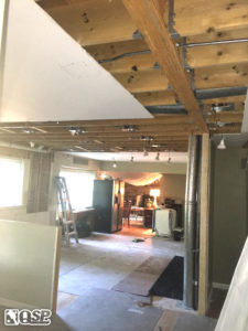 ceiling drywall installation